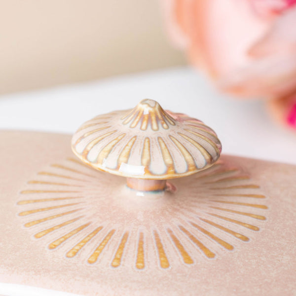 Vintage Butter Dish Beige