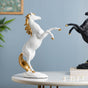 Horse Sculpture Decor Object White 11.5 Inch - Showpiece | Home decor item | Room decoration item