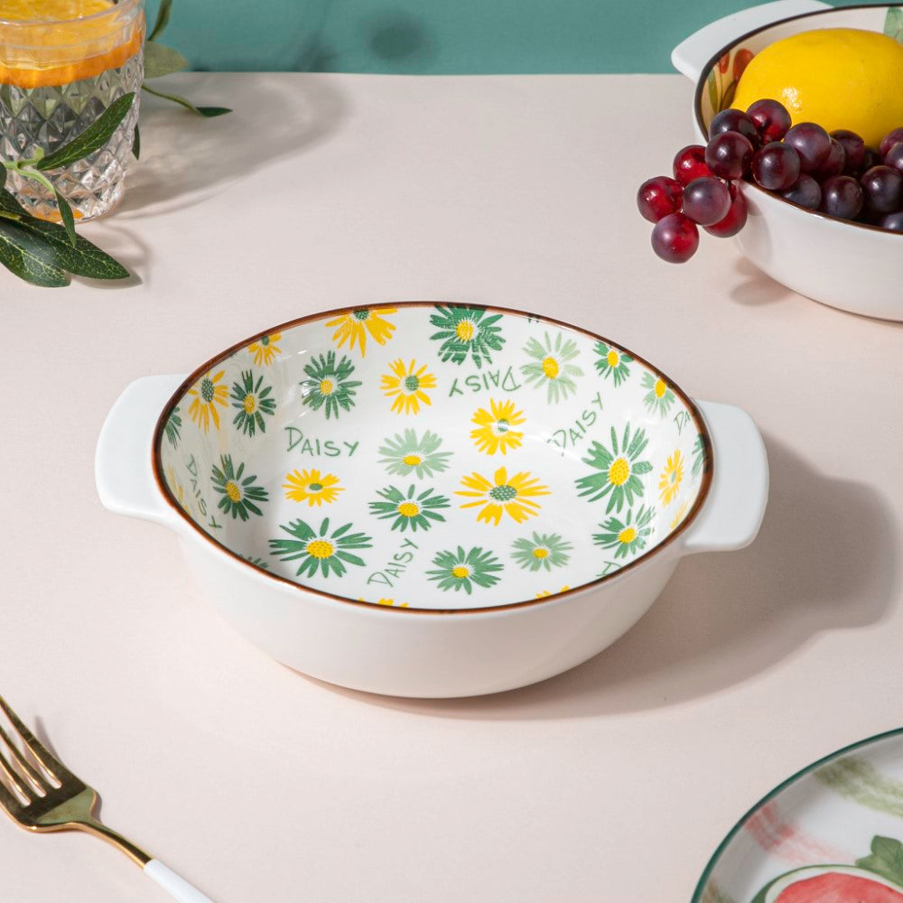 Daisy Baking Bowl With Handles 7.5 Inch 500 ml Online Premium Baking
