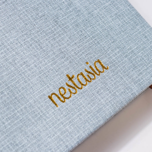 Grey Hardbound Notebook 128 Pages
