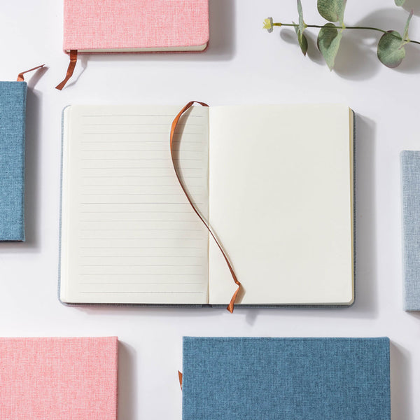 Grey Hardbound Notebook 128 Pages