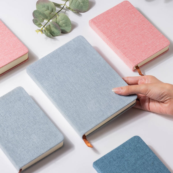 Grey Hardbound Notebook 128 Pages