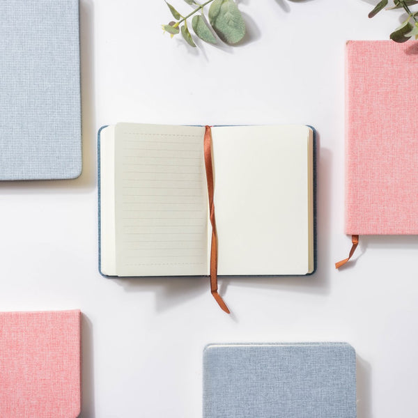 Blue Pocket Hardbound Notebook 128 Pages