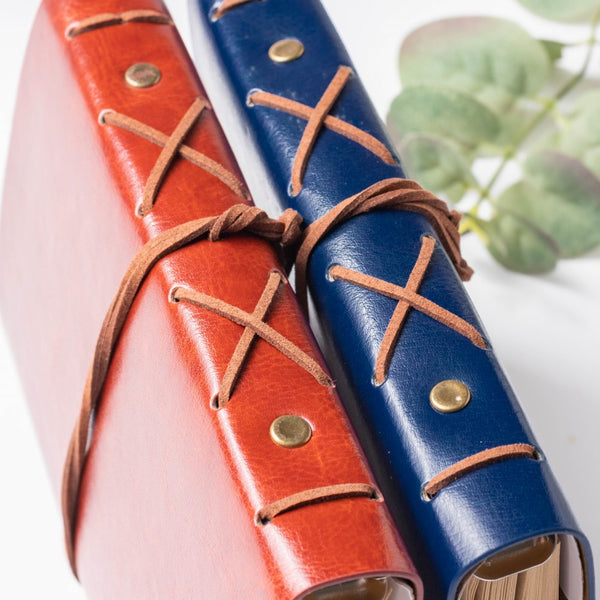 Seafarer Leather Journal With Anchor Tassel Blue 75 Pages