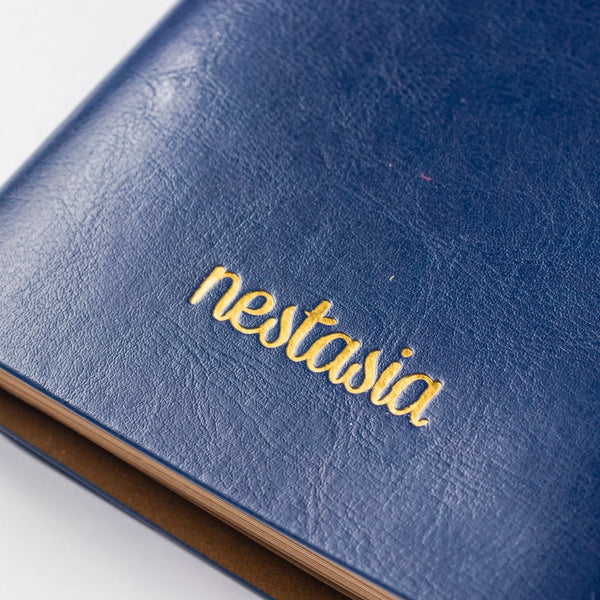 Seafarer Leather Journal With Anchor Tassel Blue 75 Pages