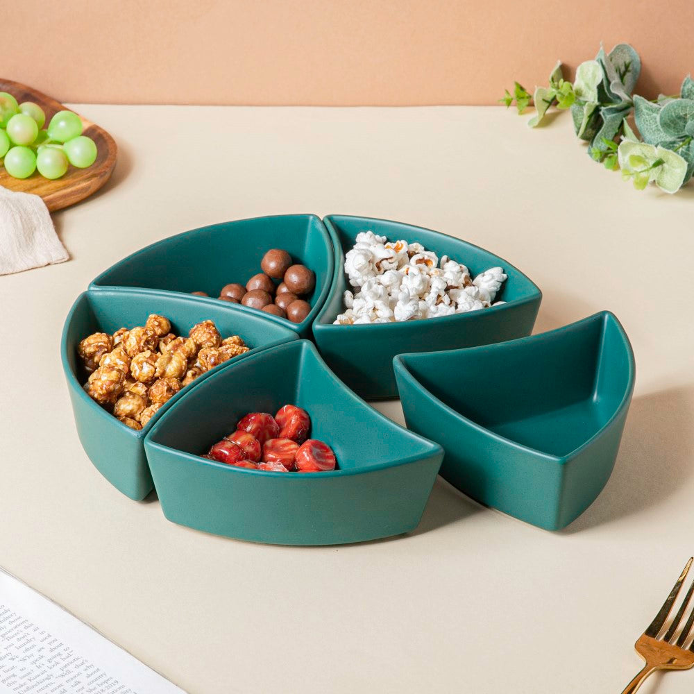 Dry Fruit Bowl Green Set Of 200 ml Online Premium Snack Bowl