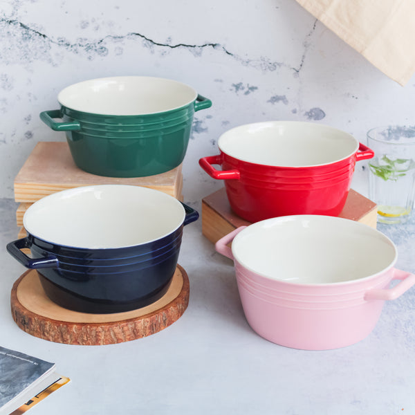 Ceramic Soup Bowl with Handles