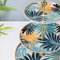 Areca Decal Ceramic 3 Tier Cake Display Stand