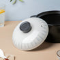 Dainty Patterned Ceramic Cooking Pot With Lid 1800 ml - Cooking Pot