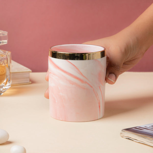 Luxe Ceramic Organiser Pink