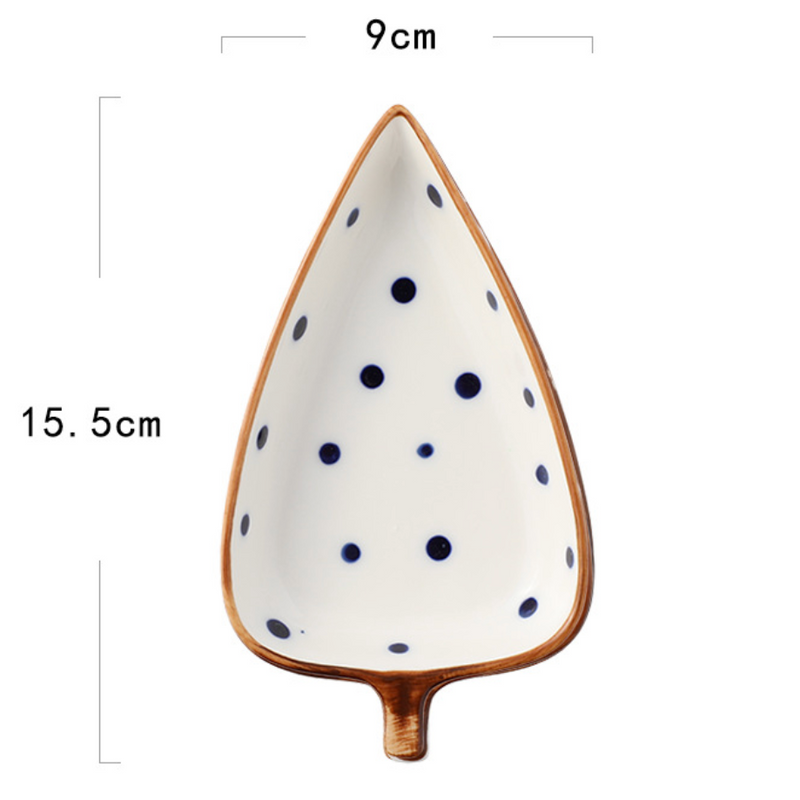 Leaf Platter - Ceramic platter, serving platter, fruit platter | Plates for dining table & home decor