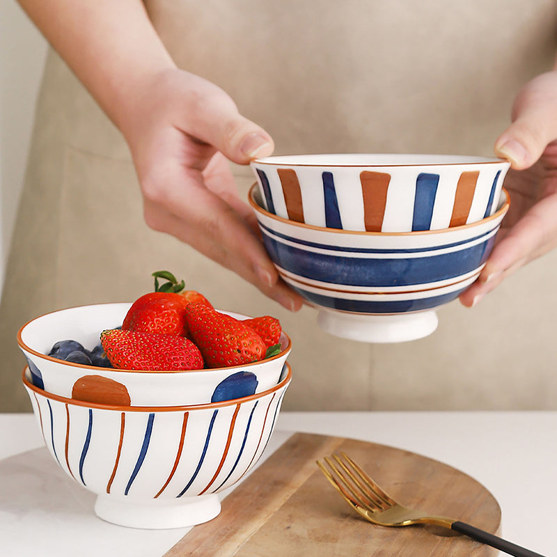 Meraki Ceramic Side Bowl Small 250 ml - Bowl,ceramic bowl, snack bowls, curry bowl, popcorn bowls | Bowls for dining table & home decor