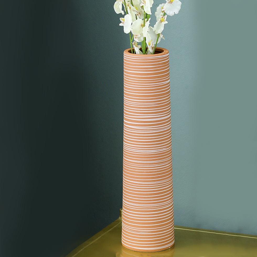 Tall Ceramic Vase  Floor Vase – Estrela Plants & Decor