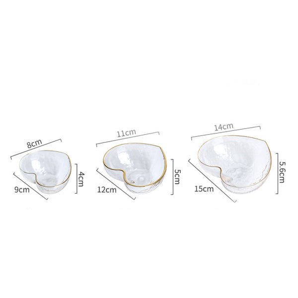 Heart Bowls Set of 3