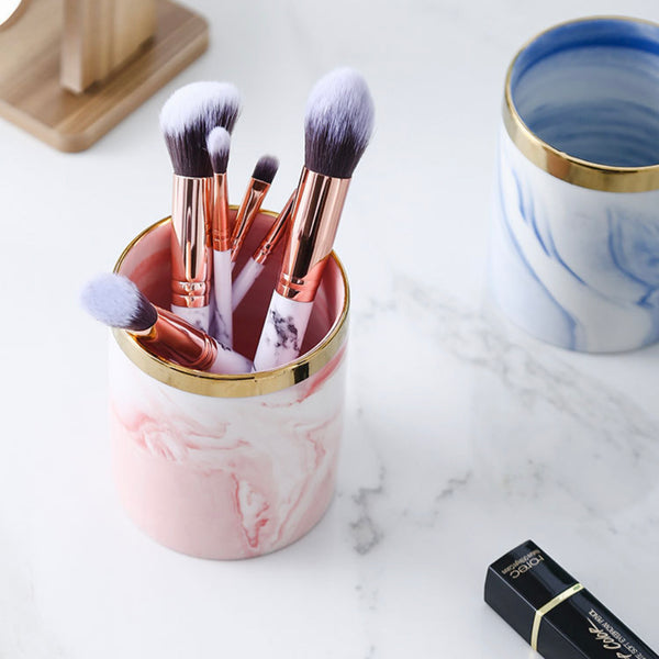 Luxe Ceramic Organiser Pink