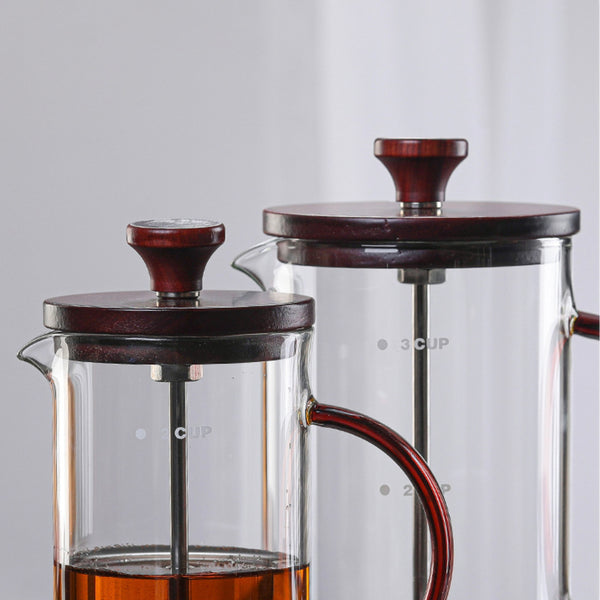 Glass French Press Coffee Maker Pot