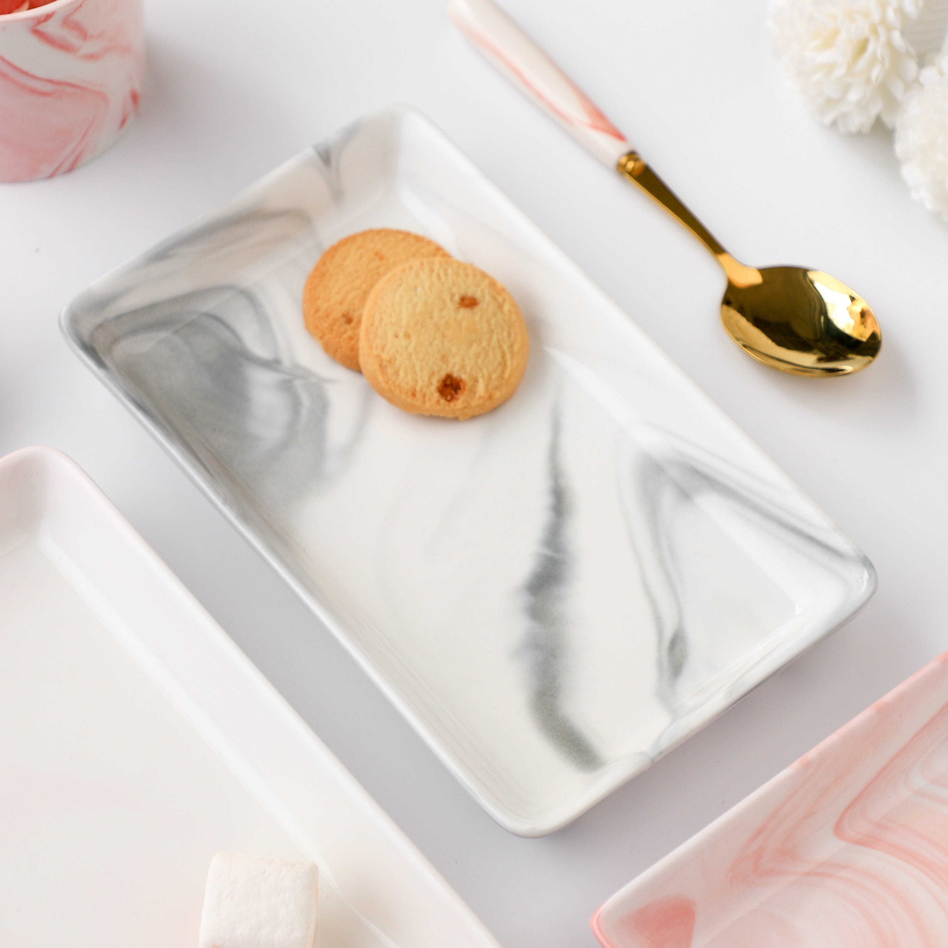 Marble serving plate best sale