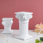 White Augustus Roman Pillar Large - Showpiece | Home decor item | Room decoration item