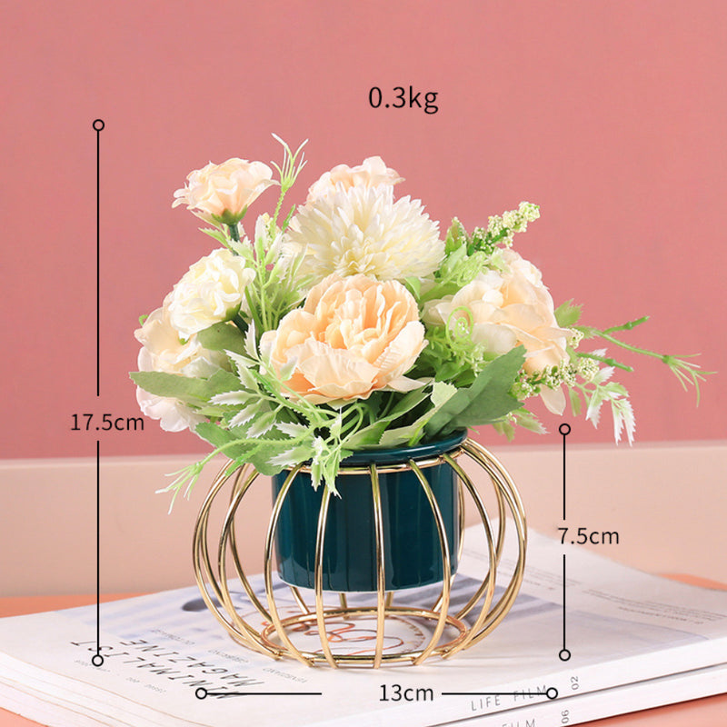 Planter Indoor - Artificial flower | Flower for vase | Home decor item | Room decoration item