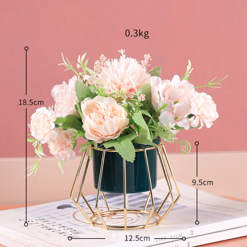 Planter Indoor - Artificial flower | Flower for vase | Home decor item | Room decoration item