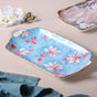 Ceramic Floral Tray - Ceramic platter, serving platter, fruit platter | Plates for dining table & home decor