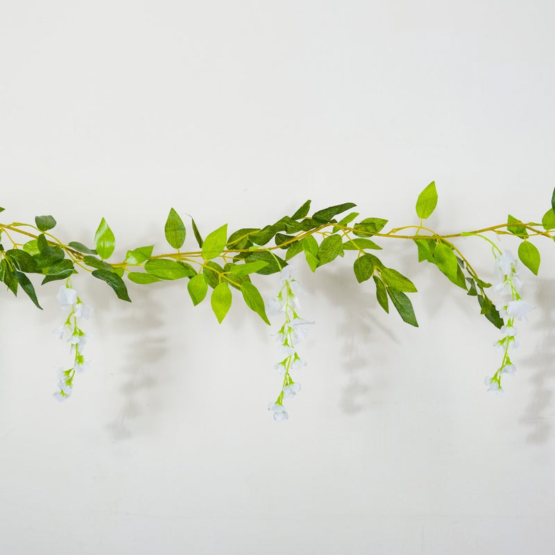 Party Floral Decor Vine Snow White - Artificial flower | Flower for vase | Home decor item | Room decoration item