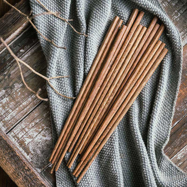 Wooden Chopsticks Set of 4