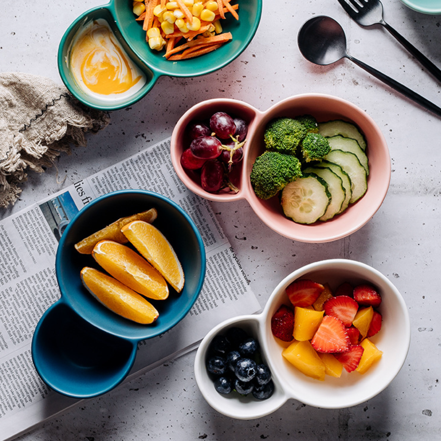 Snack Serving Bowl Online Premium Section Bowl Nestasia