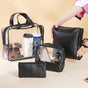 Black Travel Kit Set of 4