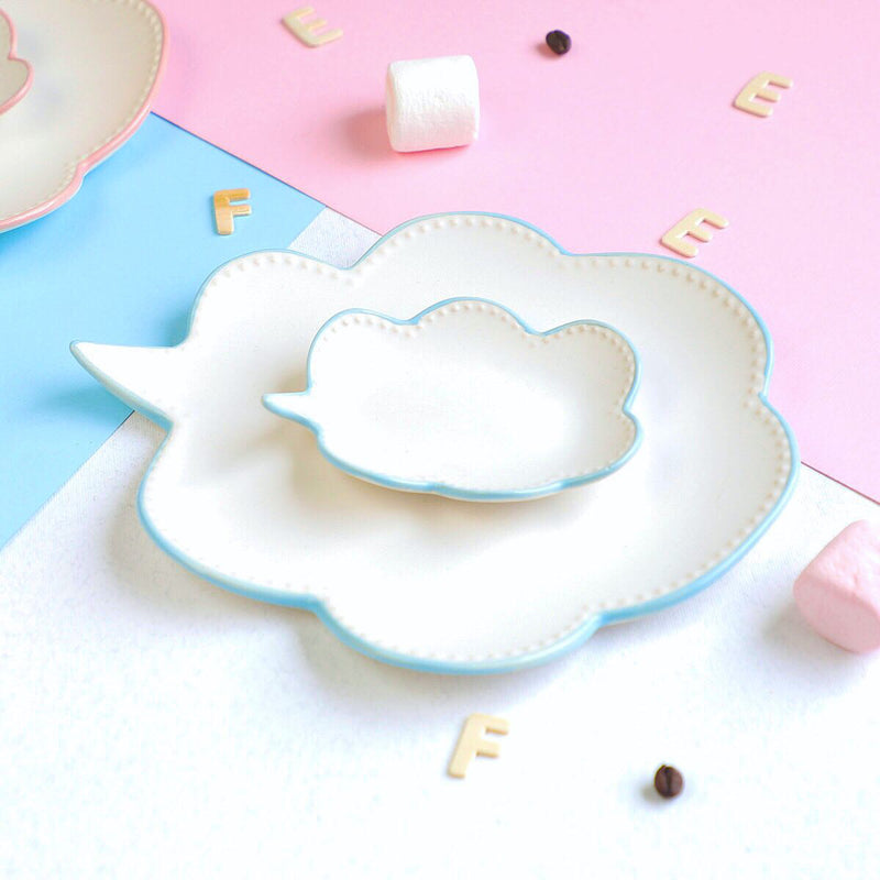 Thought Bubble Plates - Serving plate, small plate, snacks plates | Plates for dining table & home decor