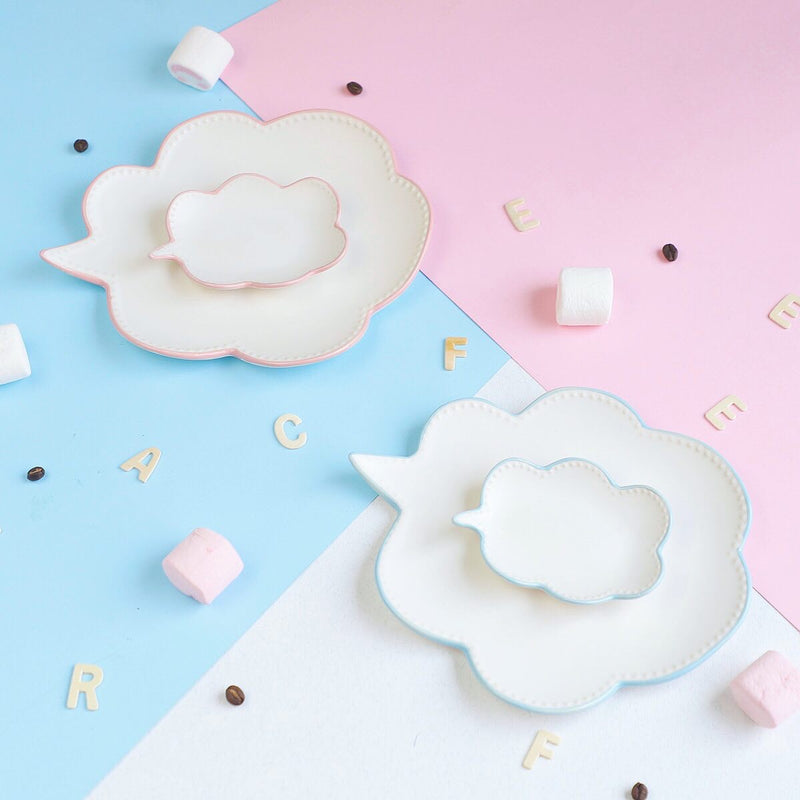 Thought Bubble Plates - Serving plate, small plate, snacks plates | Plates for dining table & home decor
