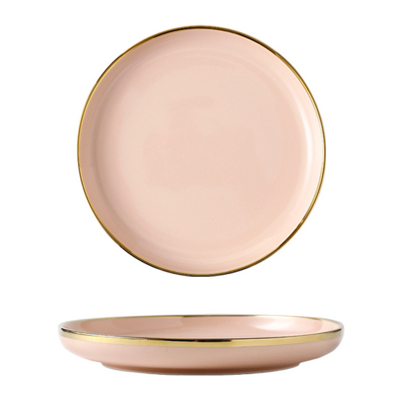 VERA Pink Plates - Serving plate, snack plate, dessert plate | Plates for dining & home decor