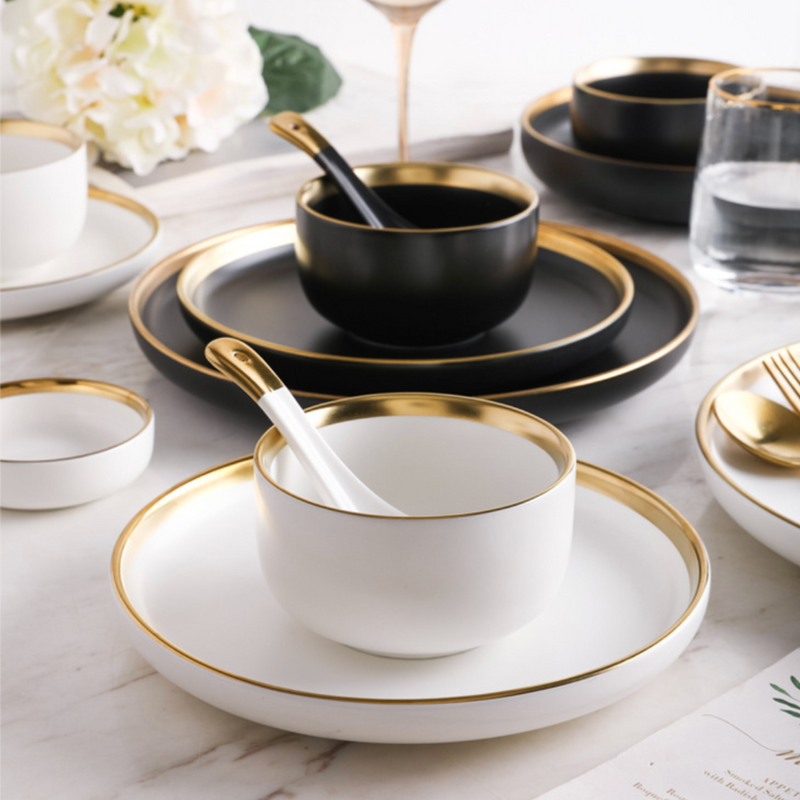 VERA White Bowls - Bowl, ceramic bowl, serving bowls, noodle bowl, salad bowls, bowl for snacks, large serving bowl | Bowls for dining table & home decor