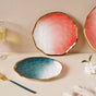 Ombre Snack Plate - Serving plate, snack plate, dessert plate | Plates for dining & home decor