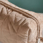 Beige Blossom Vanity Pouch Set Of 3