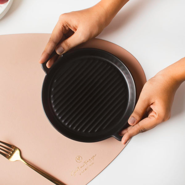 Black Oven Plate Small