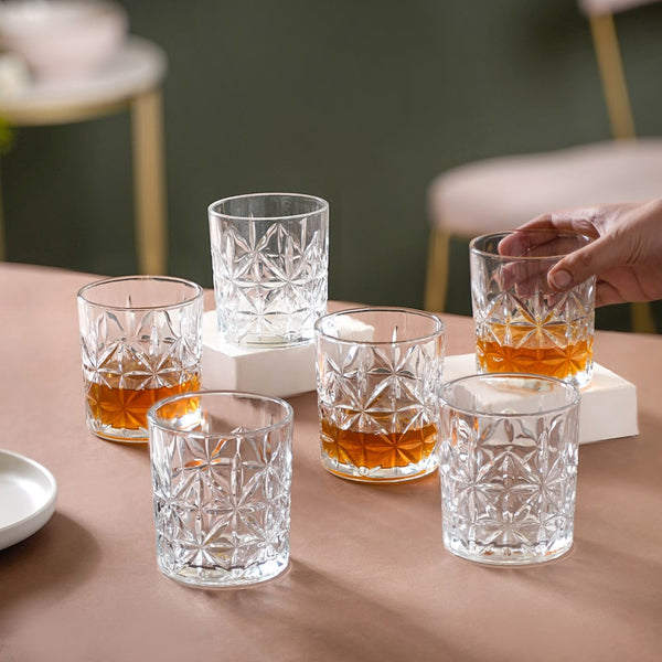 Set Of 6 Party Drinks Glass 300ml