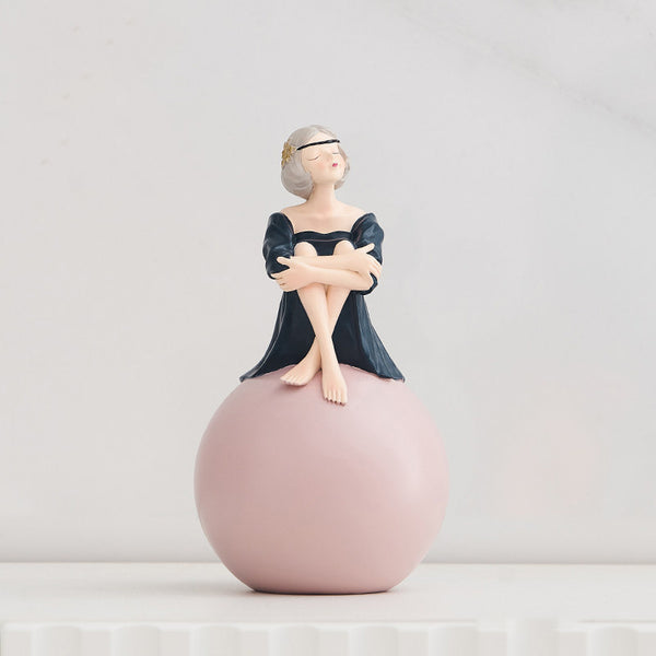 Sitting Girl Decor