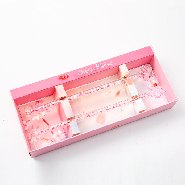 Sakura Glass Stirrer Set Of Two 7 Inch