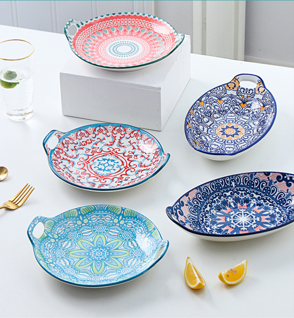 Mandala Round Dish
