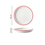Toujours Dinner Plate - Serving plate, snack plate, ceramic dinner plates| Plates for dining table & home decor