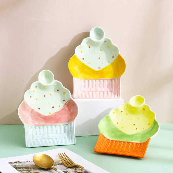 Cupcake Plate - Serving plate, small plate, snacks plates | Plates for dining table & home decor
