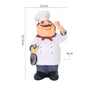 Stubby Chef With Spoon - Showpiece | Home decor item | Room decoration item