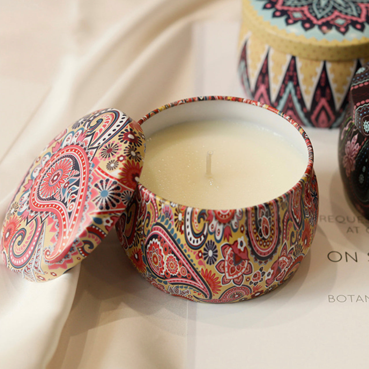 Pink Candle Jar - Candle | Room decoration ideas