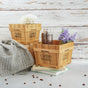 Wooden Planter Box - Set of 2 - Basket | Crate