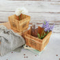 Wooden Planter Box - Set of 2 - Basket | Crate