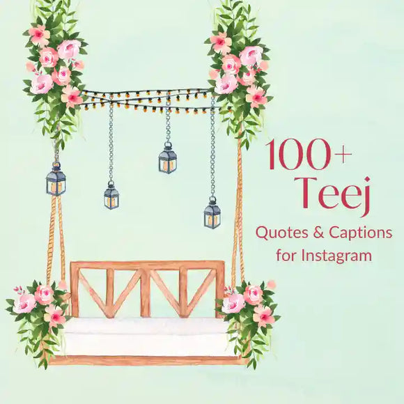 100+ Captivating Teej Captions to Make Your Instagram Posts Shine