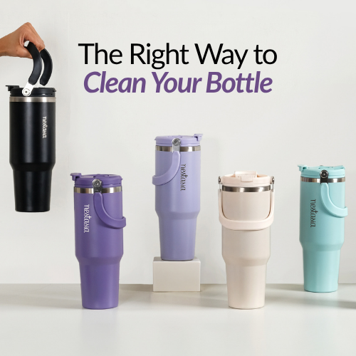How to clean water bottle, glass bottle, or stainless steel bottle: a guide to deep cleaning your sipper bottle and metal bottle even without a brush.
