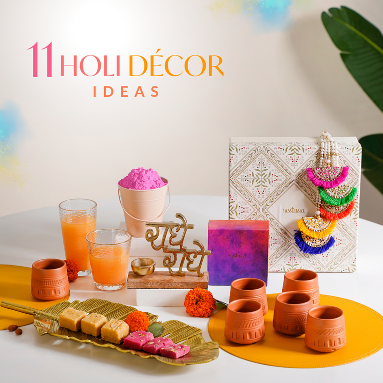 11+ Holi Decor Ideas To Brighten Up Your Space | Nestasia