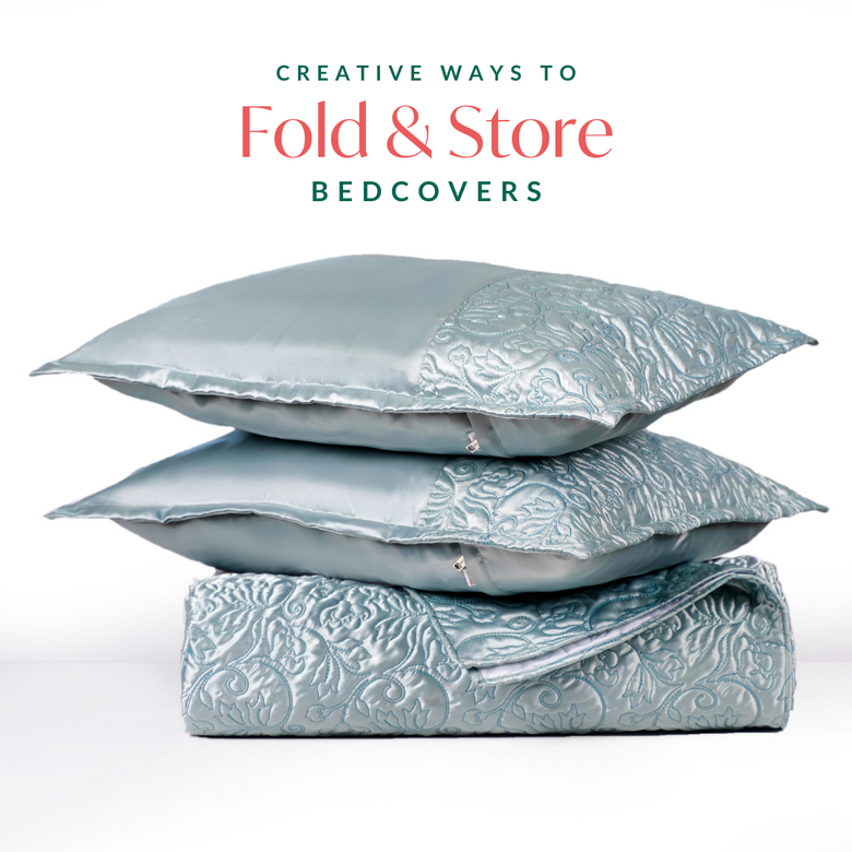 How To Fold And Store Bedcovers In Space-Saving Ways | Nestasia